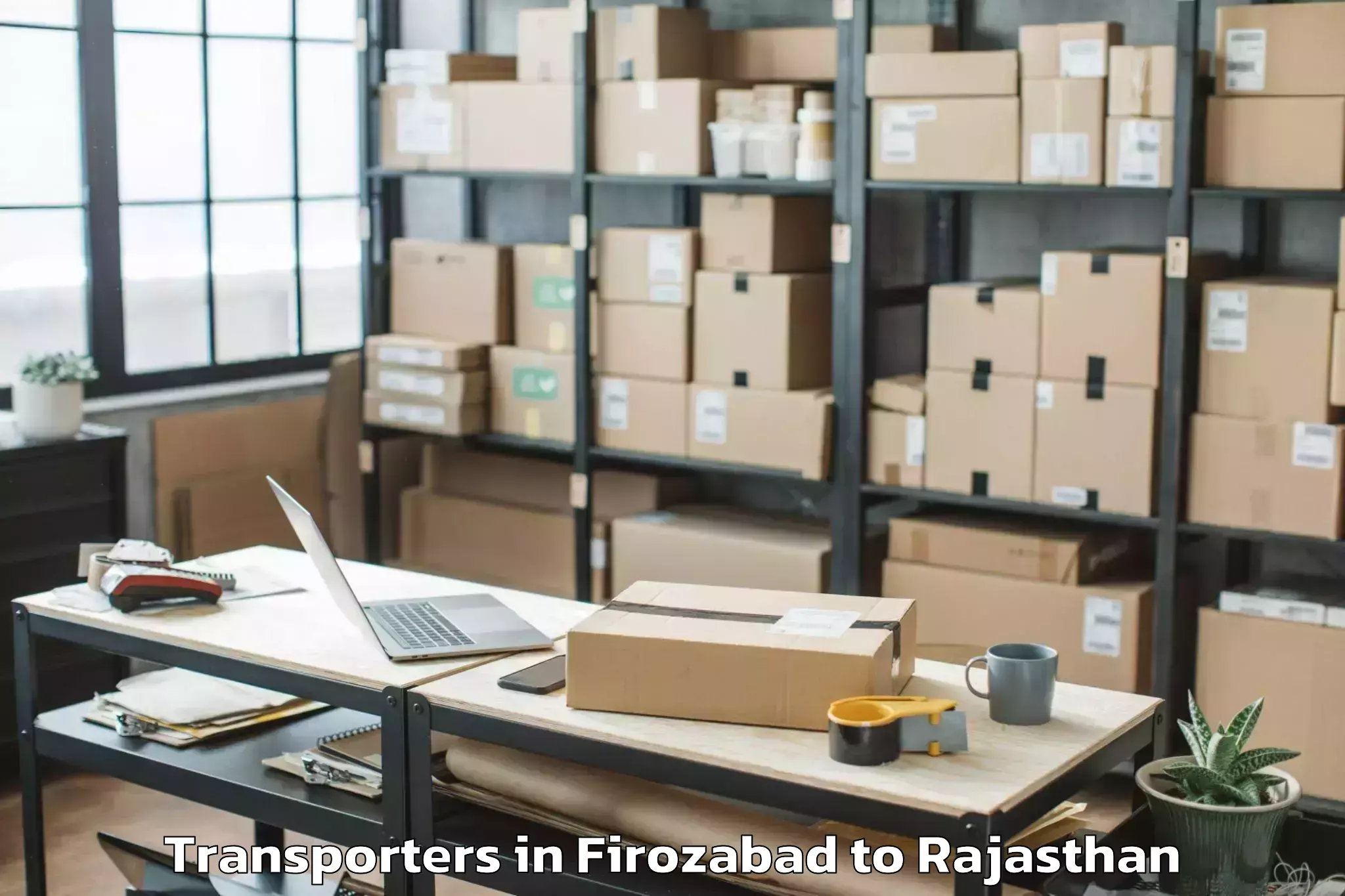 Top Firozabad to Deenwa Transporters Available